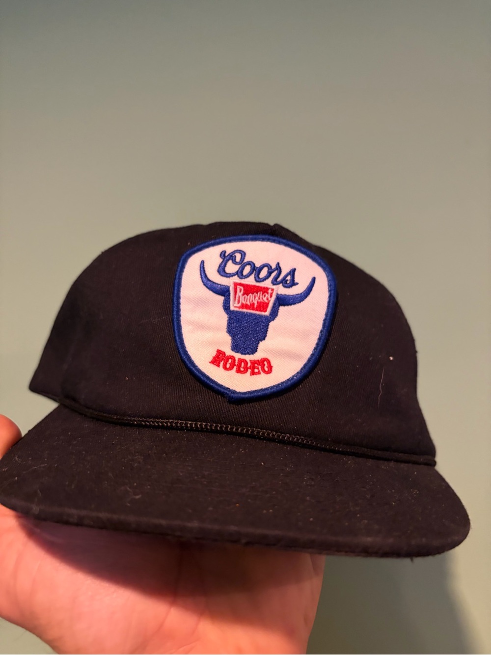 Coors Rodeo Black rope hat